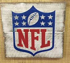 Image result for Wooden NFL Logo Sign