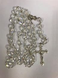 Image result for Crystal Rosary Beads
