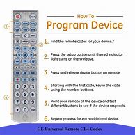 Image result for GE Universal Remote Manual Cl3