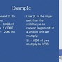 Image result for Converting Liters to Milliliters Worksheet
