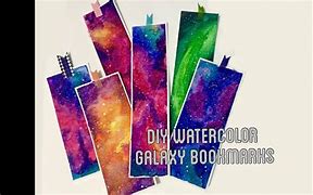 Image result for DIY Galaxy Bookmarks