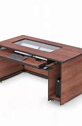 Image result for Recessed Monitor Computer Desk