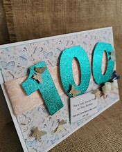 Image result for Personalized 100th Bday Cards