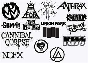 Image result for heavy band logos sticker