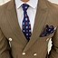 Image result for Men's Brown Pinstripe Suit