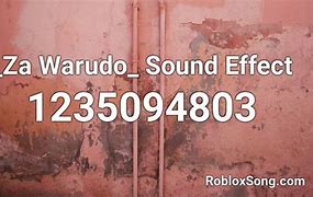 Image result for Za Warudo Punch Noise