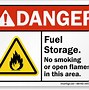 Image result for Fuel Warning Stickers