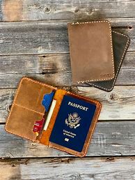 Image result for Leather Passport Etui