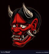 Image result for Japanese Demon Face