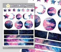 Image result for Planner Stickers Printable Galaxy