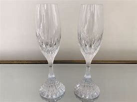 Image result for Baccarat Crystal Champagne Flutes