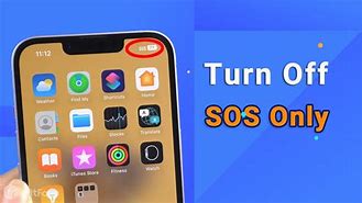 Image result for How to Turn Off SOS Only On iPhone