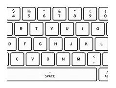 Image result for Typewriter Keyboard Chart