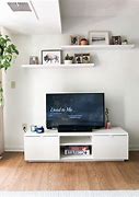 Image result for TV Stand with Shelves above and Drawers