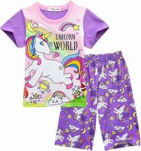 Image result for Unicorn Pyjamas for Girls Purple Ones