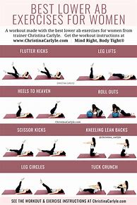 Image result for Lower AB Workouts for Women