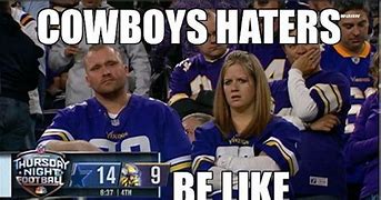 Image result for Vikings Cowboys Meme
