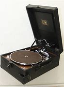 Image result for Vintage Miniature Wind Up Record Player