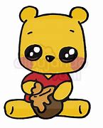 Image result for Winnie the Pooh Cute Kawaii Drawings
