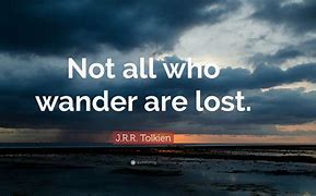 Image result for Not All Who Wander Are Lost Meme