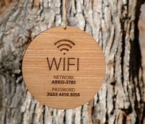Image result for Custom Wi-Fi Password Sign