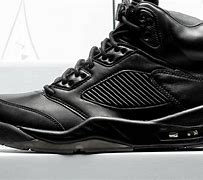 Image result for Air Jordan 5 Retro All-Black