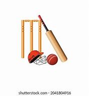 Image result for Cricket Bat Ball Stamp