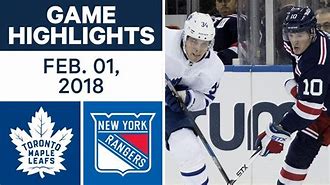 Image result for Playoffs Toronto Maple Leafes vs Rangers