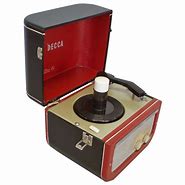 Image result for Decca Model 10 Portable Tube Record Player