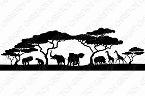 Image result for Black and White Illustrator Safari