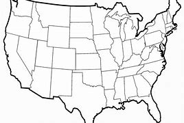 Image result for Blank Outline Map of the United States