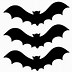Image result for Free Bat Templates to Print