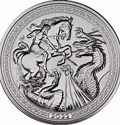 Image result for St. George and the Dragon Coin