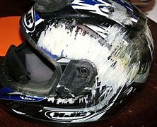 Image result for Cricket Helmet After Accident