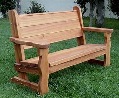 Image result for Wooden Garden Bench