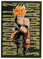 Image result for Dragon Ball Z Gold Cards