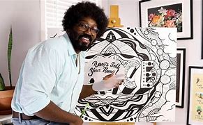 Image result for Black Bob Ross