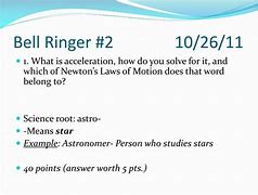 Image result for Science Bell Ringers