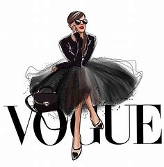 Анастасия Косьянова on Instagram: “Vogue ❤️🖤💄#sketch #art #artist #artistic #artwork #draw #drawing #deawings #d… | Fashion art illustration, Vogue, Vogue fashion