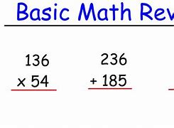 Image result for Basic Math