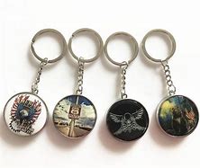 Image result for Round Metal Keychain