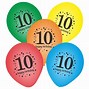 Image result for 10th Anniversary Balloons