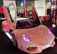 Image result for Pink Glitter Car