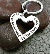 Image result for Personalized Leather Keychain Anniversary