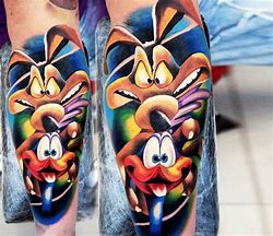 Image result for Road Runner and Coyote Tattoo Designs