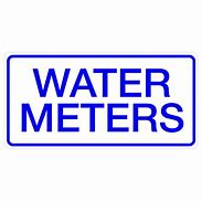 Image result for Main Water Meter Sign