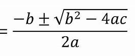 Image result for Quadratic Formula X3