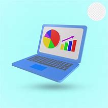 Image result for Picture of a Laptop with Chart On Screen