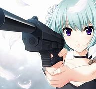Image result for Anime Girl Shooting Gun