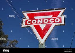 Image result for Conoco Gasoline Metal Sign